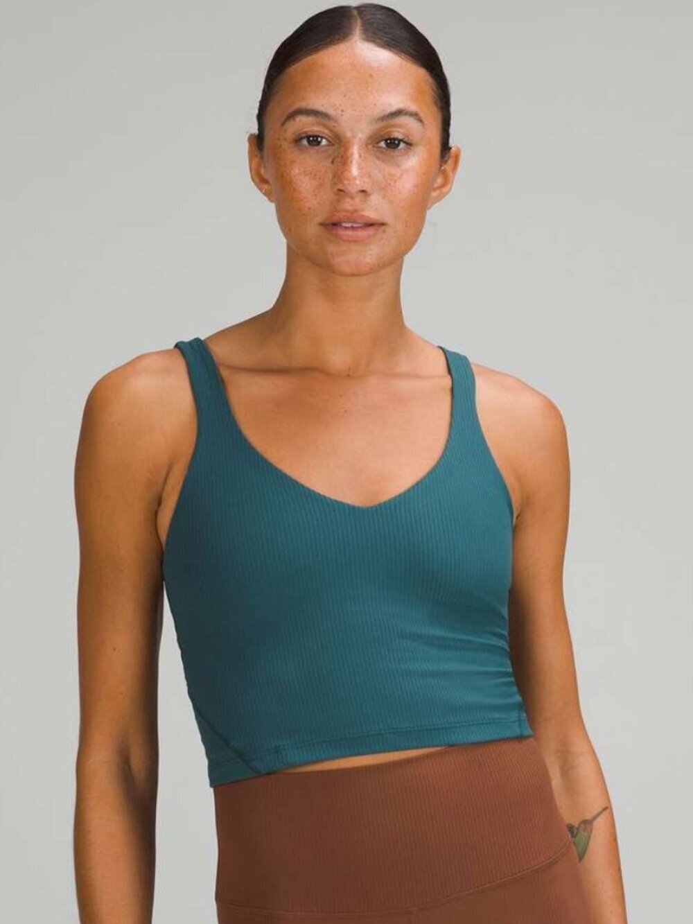 Lululemon Align Ribbed Tank Top - 2 Green Jasper